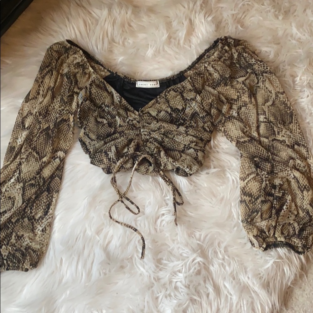 Off the shoulder crop top